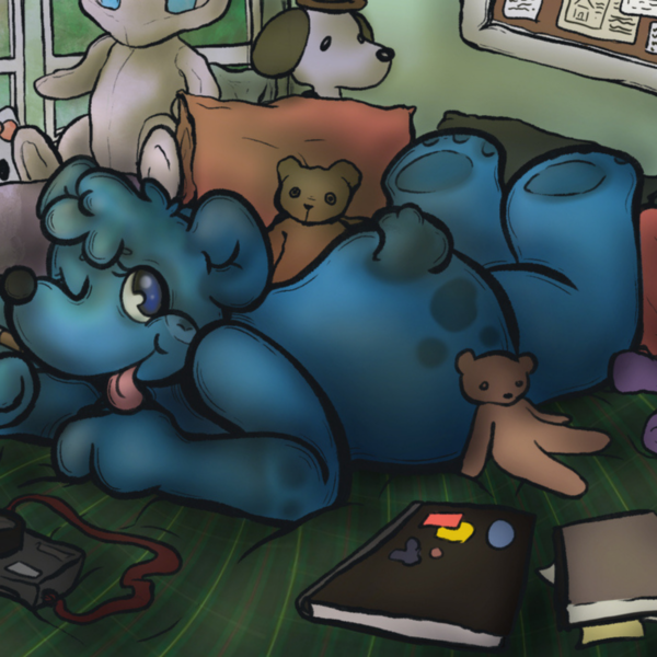 Anthro Bear Character Illustration