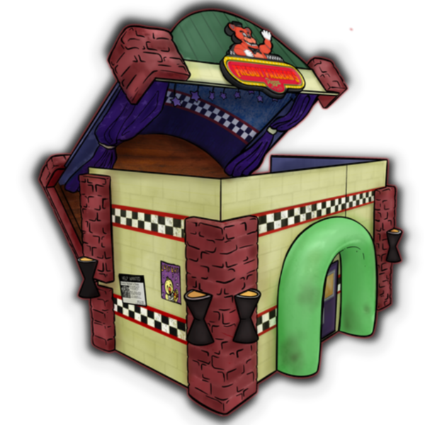 "Stage Fright" Five Nights at Freddy's Playset